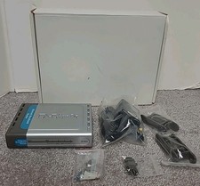 D Link DI 604 Ethernet Broadband Router 4 Port WAN LAN With Box Accessories NEW