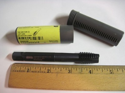 Sandvik 5/8-11 UNC Spiral Point Tap, 3FL, 3BX, Powdered Metal HSS, CoroTap 200