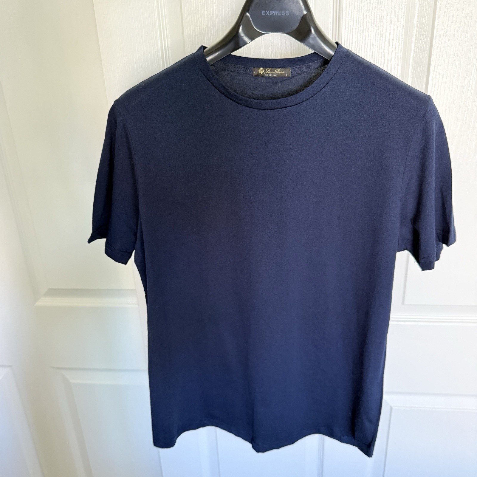 Loro Piana Men’s Silk and Cotton Blend T-Shirt Size Large