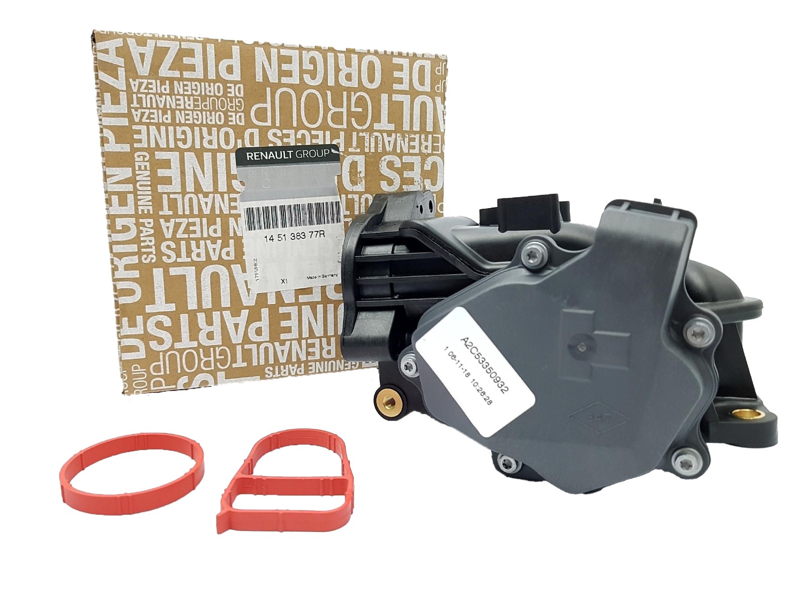 Volet de turbulence papillon pour Opel Vivaro B et Renault Espace V d'origine 95517900