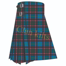 Clan Stirling Tartan Kilt Scottish Highland Men  s Traditional Clan Tartan Kilt
