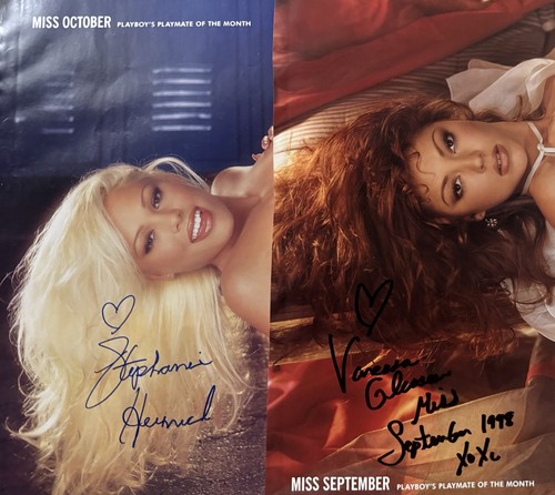 Two portrait prints signed by Stephanie Heinrich And Vanessa Gleason