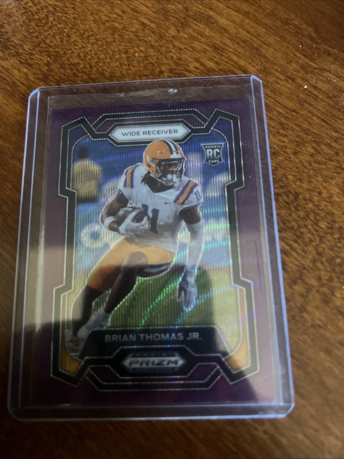 2024 Panini Prizm Draft Picks - Brian Thomas Jr. #118 Purple Wave Prizm (RC)