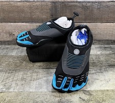 Body Glove Barefoot 3T Water Sport 3 Toe Shoes Women  s Size 6 Black Blue Azure