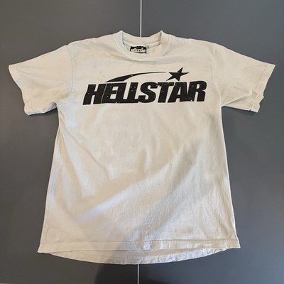 Size Large - Hellstar Classic T-Shirt (Regular Print) White/Black - GREAT COND