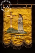 Antique Order of the Amaranth “Faith” Ceremonial Banner