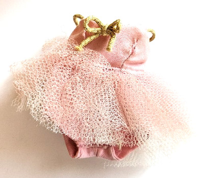Vintage Pink Tutu Leotard for Ginny Doll or Clone