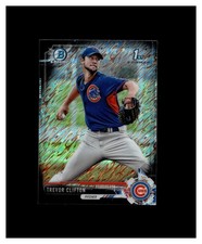 2017 Bowman Chrome Mini Prospects Black Shimmer Refractor Trevor Clifton RC /100
