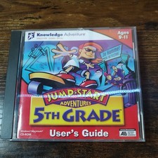 JumpStart Adventures 5th Grade PC/Mac, 1997 Vintage Game Learning