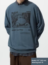 UNIQLO x Pokemon Trading Card Game Pocket sweatshirt Japan 481069 BLUE XL