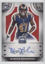 2014 Crown Royale Rookie Signatures Retail Red 2/25 Marcus Roberson Auto 0e1