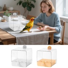 Bird Bath For Cage Birdbath Feeder Food Holder Box For Cage Accessories