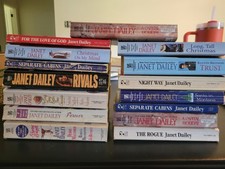 Janet Dailey Romance Books Lot of 15 Mass Market Paperbacks Mixed Titles