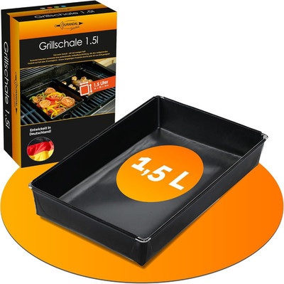 Durandal Grillschale Für Den Grill Und Backofen - Grillmatte Für Gasgrill & Holz