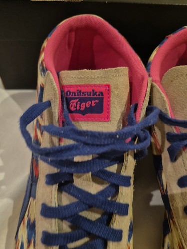 Onitsuka Tiger LIBERTY ART Grandest Sneakers in Emilie's/Dark Blue Tiger Size 9 - Picture 11 of 19