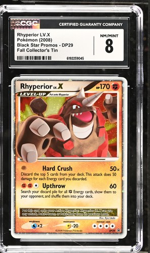 Rhyperior LV.X graded CGC 8 for sale on eBay