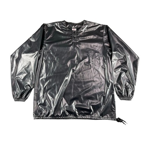 Wilson Sauna Suit Top Mens Medium Vintage Black Silver Hotsuit Cut Weight USA