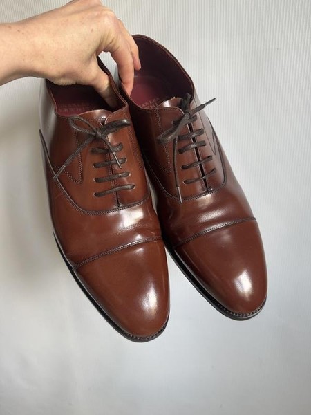 Men Charles Tyrwhitt Heels Brown Leather 44.5