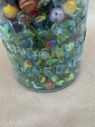 MARBLES in Half Gallon JAR vintage jar filled with marbles 7 pounds 10 ounces — photo 6