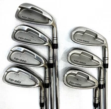 Golfsmith TGI•560 Irons 5-9 + PW & SW Steel TT Lite XL Regular Flex Shafts