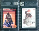 BAS 10 1993 Front Row LJ Grandmama #G3 Larry Johnson Autographed Signed AUTO