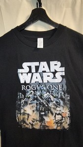 T-shirt Star Wars Rogue One Homme Noir Taille L Manches Courtes
