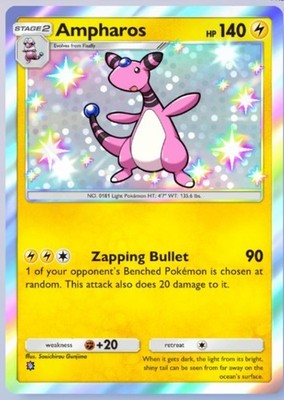 Pokemon TCG Pocket - Ampharos 1* Shiny - Everyday Wonders - English