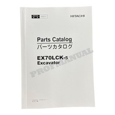 HITACHI EX70LCK-5 Excavator Parts Catalog Manual SN 50001