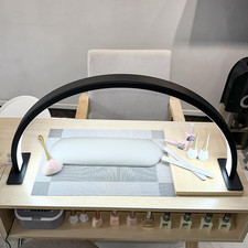 Half Moon Light for Nail Desk, 29" 50W Professional LED Light with 3 Color Tempe