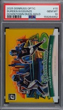 2025 Donruss Optic Luther Burden III Rome Odunze Downtown Gold RC #/10 PSA 10 