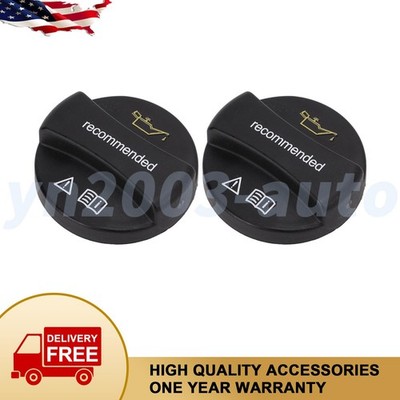 2X Engine Oil Filler Cap 0000100301 For Benz W169 W245 C117 C209 C216 W204 W211