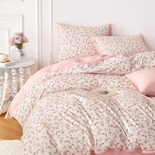 - Floral Duvet Cover Set, Coquette Cottagecore Aesthetic Cute Flower Pattern ...