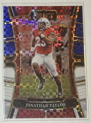 Jonathan Taylor BLUE & WHITE SQUARES # 049/100 - 2023 Select Draft Picks