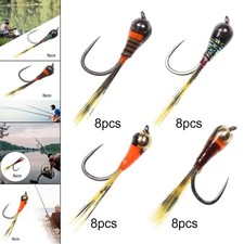 Ice Fishing Gear Ice Fishing Jig Tackle Ice Hook Panfish Artificial Jig Ice