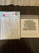 Papertrey Ink Make It Market Brushed Blooms Stamps  Dies New, Betsy V. Retired
