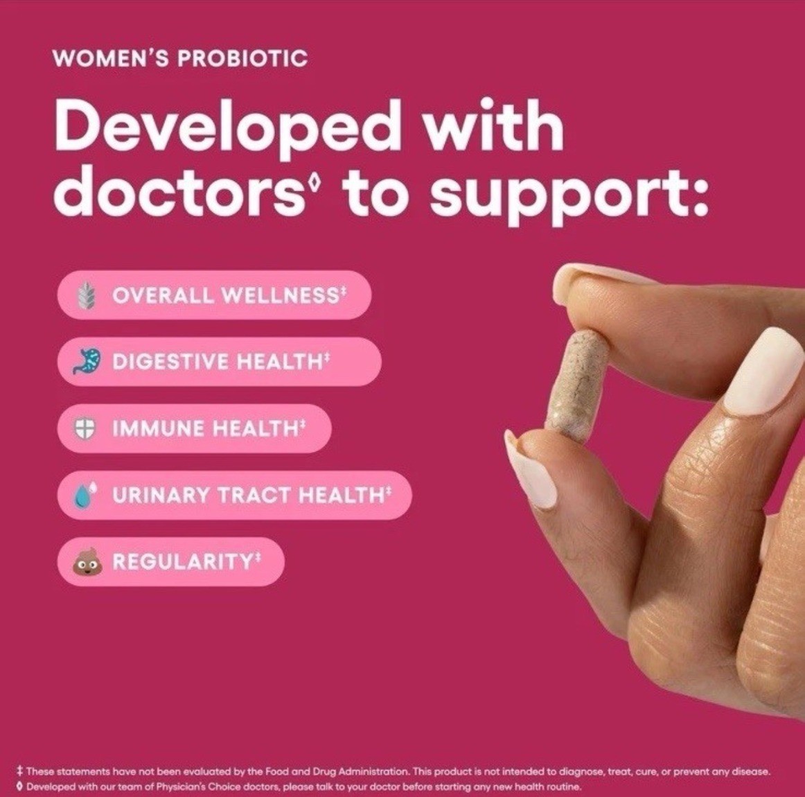 Physician's Choice WOMEN'S PROBIOTIC 60 COUNT BB DATE WOMEN'S PROBIOTIC hot