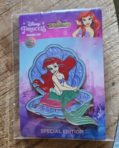 Pink a la Mode Little Mermaid Pin. Ariel Sitting On Shell LE 300