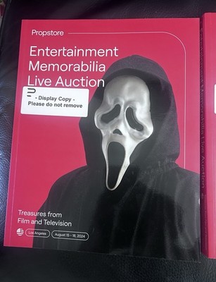 Propstore Entertainment Memorabilia Ghost Face Catalog Coffee Table Book (2024)