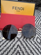 New Fendi FE4078 Gold frame / Black lens 59mm Sunglasses