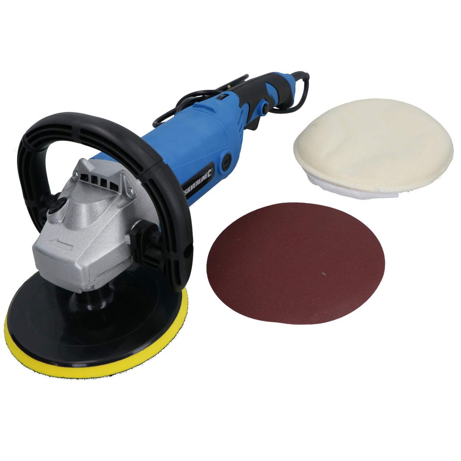 Lucidatrice a Macchina 180mm 1500W Tampone Auto Rotante Elettrico Velocità Va...