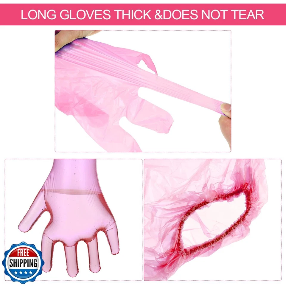 Honeydak 30 pares de guantes de campo desechables para destripar ciervos caza limpios Foto 4 de 4