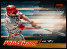 2018 Topps Stadium Club Power Zone Orange #PZ-MT - Mike Trout 30/50  18-1009