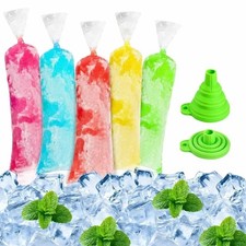 50/100/200 PCS Disposable Ice Pop Bags Freezer Popsicle Maker Pouches