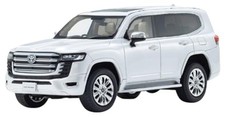 Kyosho 1/43 Toyota Land Cruiser ZX White Resin Model Car 4548565438341 Japan New