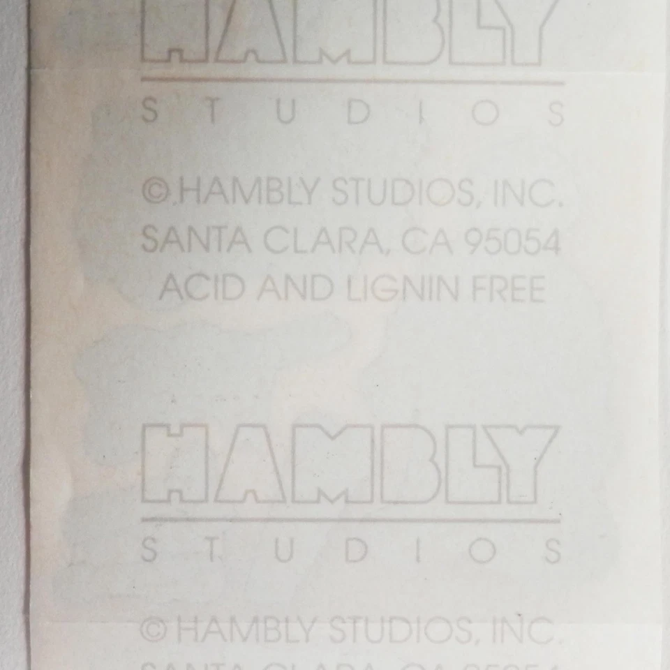 Hoja de pegatinas individuales para trabajadores de la construcción holográficas Hambly de la década de 2000 herramientas de 1,5" Foto 2 de 3