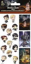 4-Sheet Standard Stickers - Attack on Titan