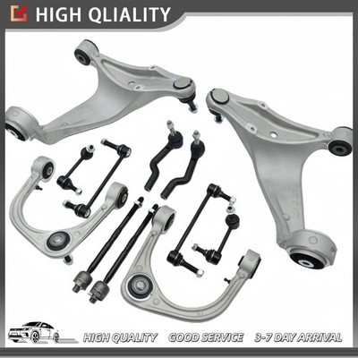 12X Front Upper Lower Control Arms For 2008-14 Cadillac CTS 2.0L 3.0L 3.6L 6.2L
