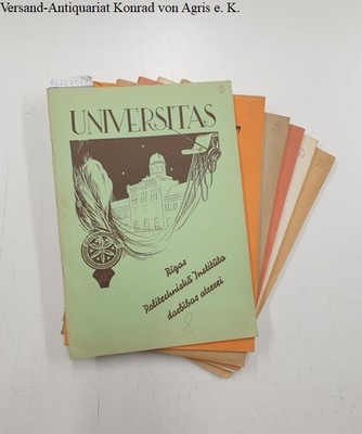 Universitas : Latvijas Universitates Gada Svetkos Nr. 1, 3-5, 7-9, 12, 14-18 in 