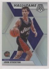 2019-20 Panini Mosaic Hall of Fame Silver Prizm John Stockton #293 HOF 00em