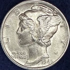 1940-P Mercury Silver Dime Ch BU